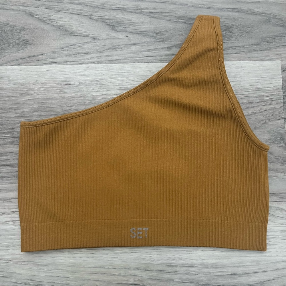 SET active one shoulder bra. Size M
